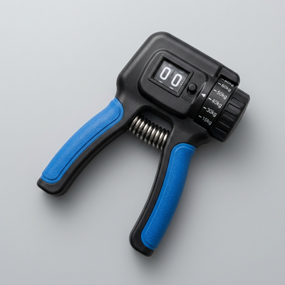 Adjustable Hand Gripper with Mechanical Counter – Real-Time Rep Tracking for Hand, Wrist & Forearm Strength